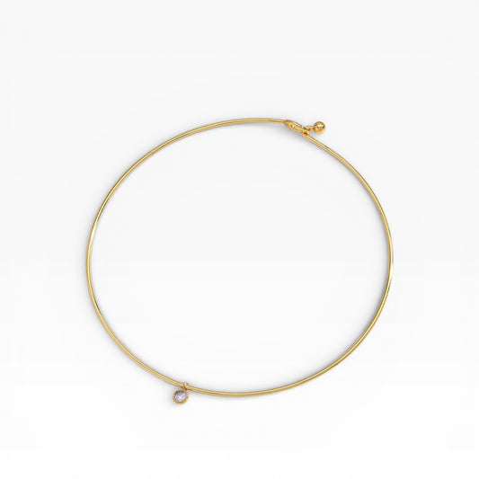 Zircon Choker Necklace