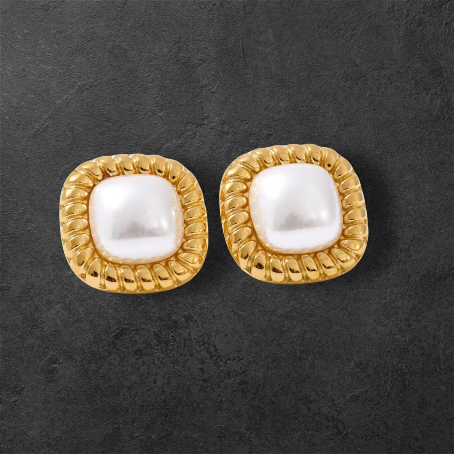 Button Earrings