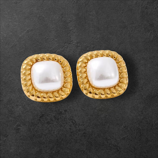 Button Earrings