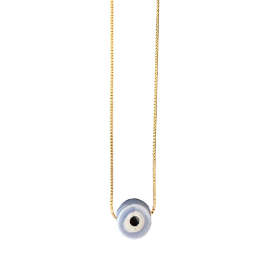 Clay Evil Eye Handmade Necklace