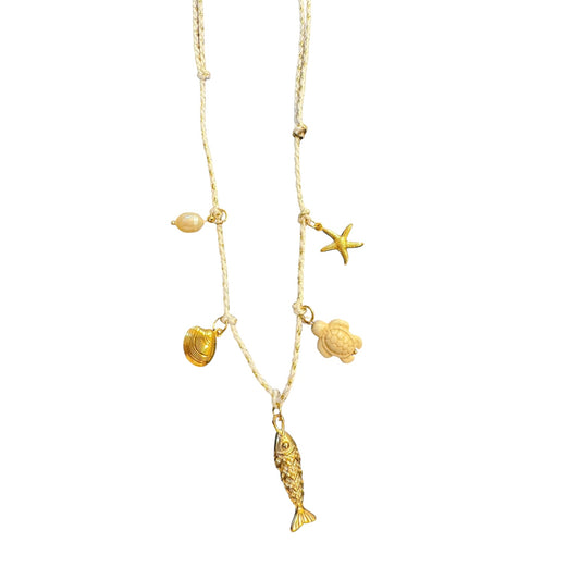 Rope Charms Handmade Necklace