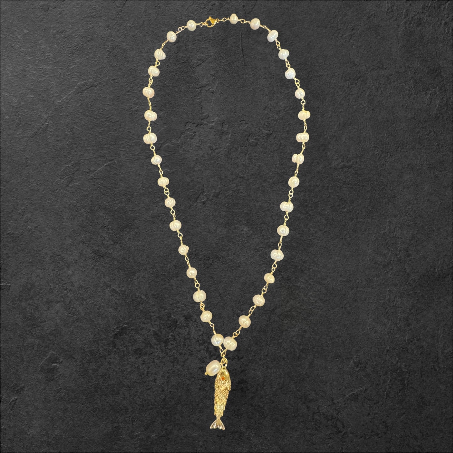 Aurora Fish Pearl Necklace