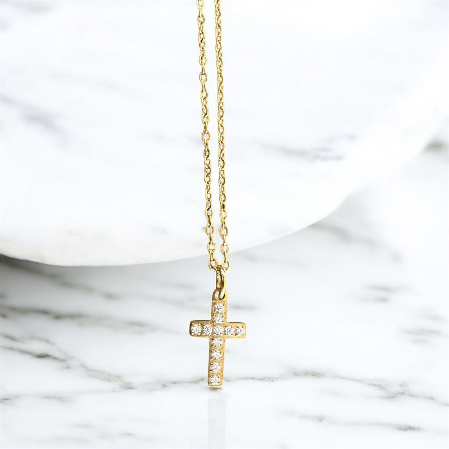 Lumina Cross Necklace