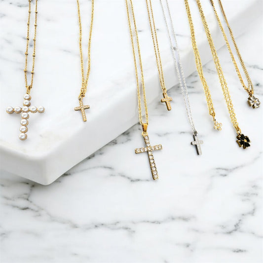 Silvera Cross Necklace