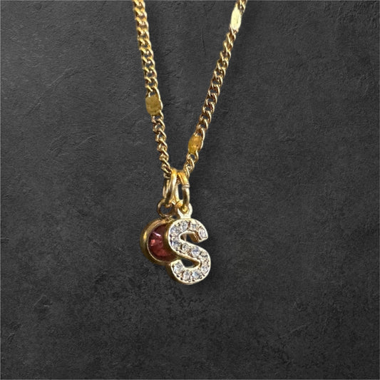 Letter Charm Necklace - Customized