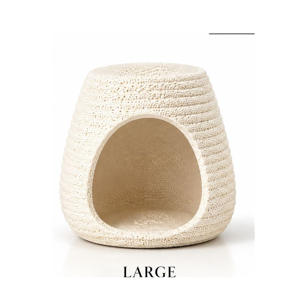 Feunoir Ivory Texture large wax melt burner