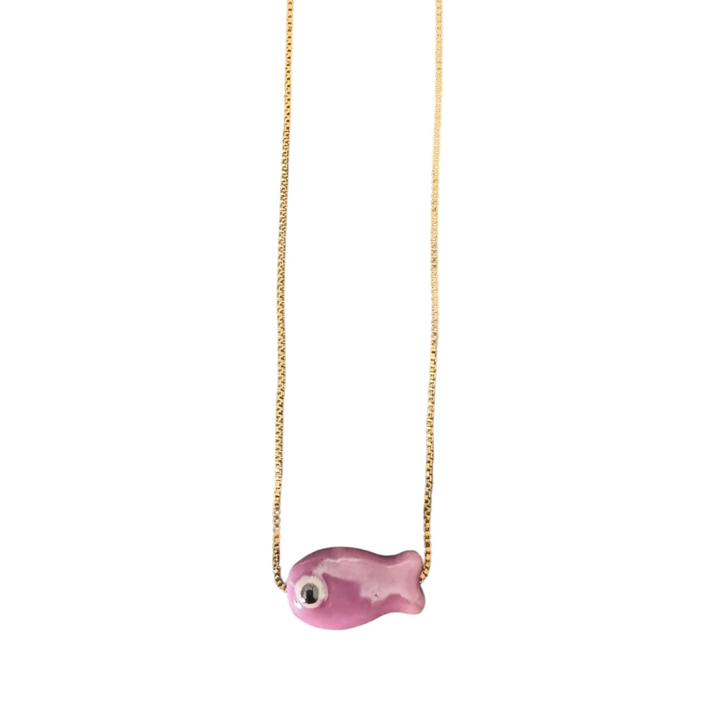 Clay Fish Handmade Necklace