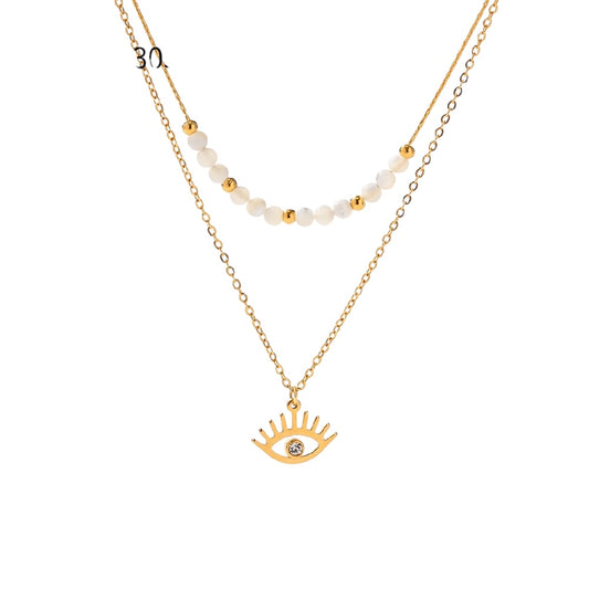 Sunny Evil Eye Necklace