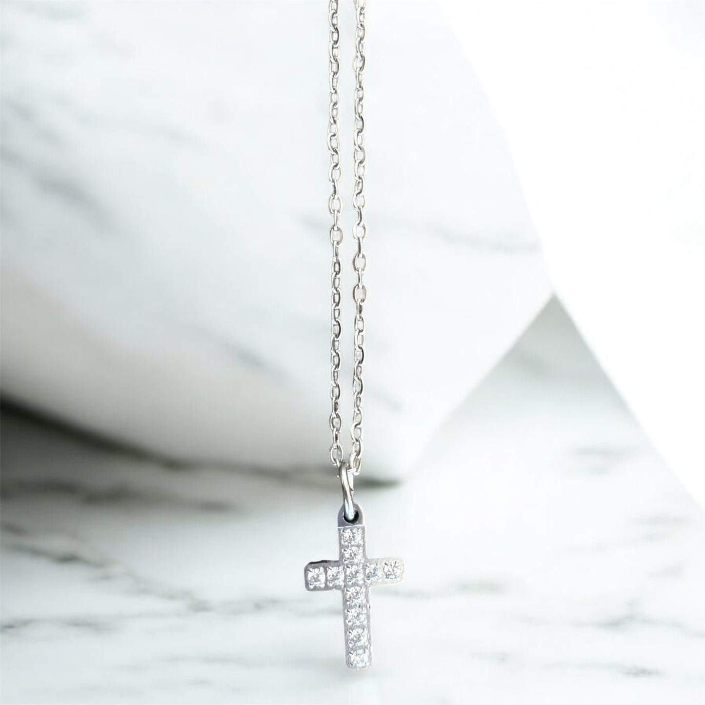Silvera Cross Necklace