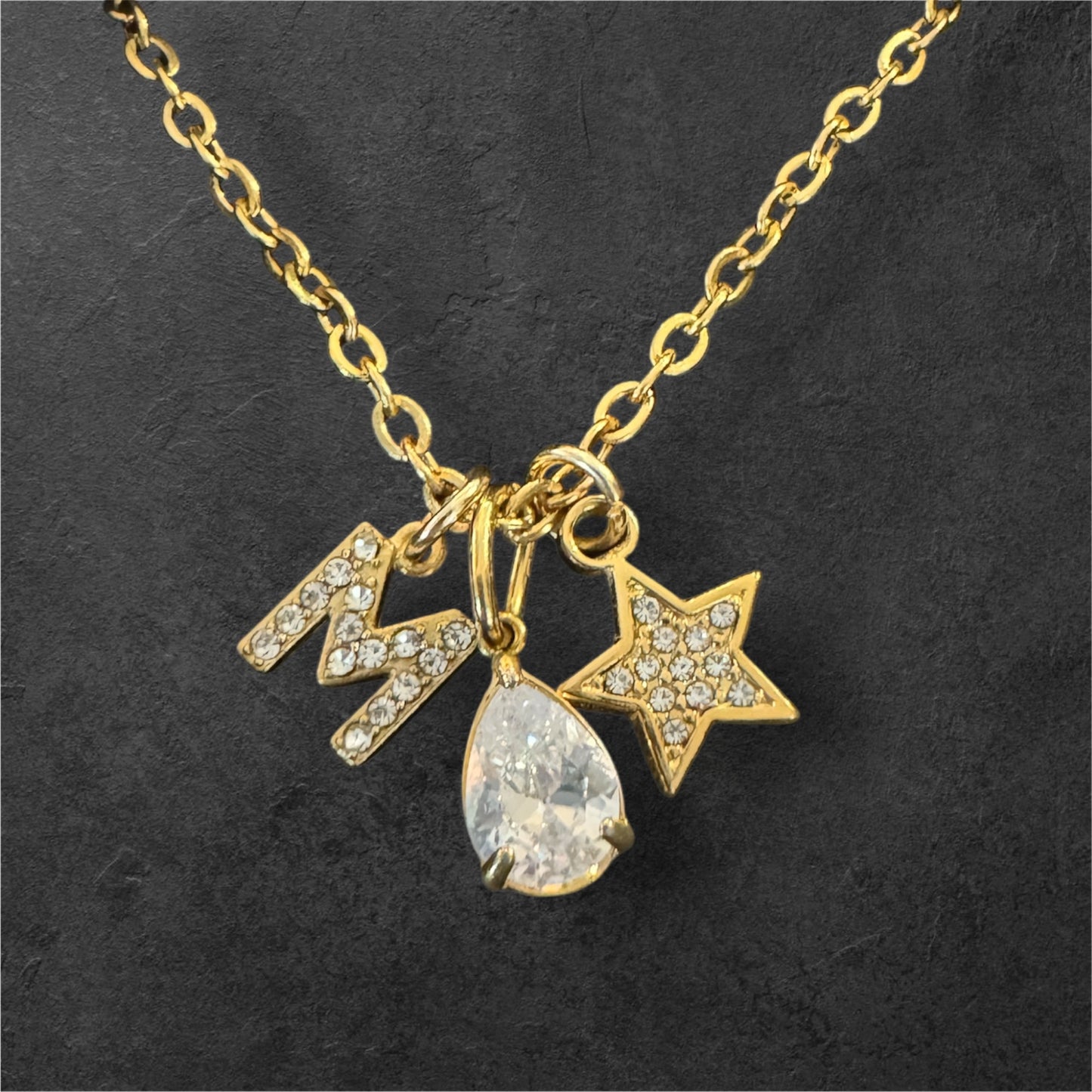 Three Charm Necklace - Customized