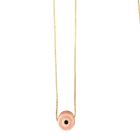 Clay Evil Eye Handmade Necklace