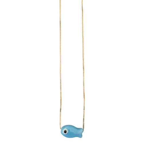 Clay Fish Handmade Necklace