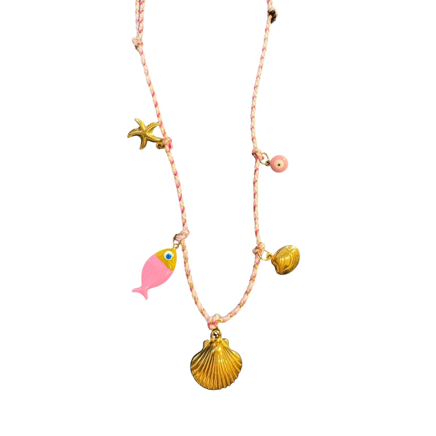 Rope Charms Handmade Necklace