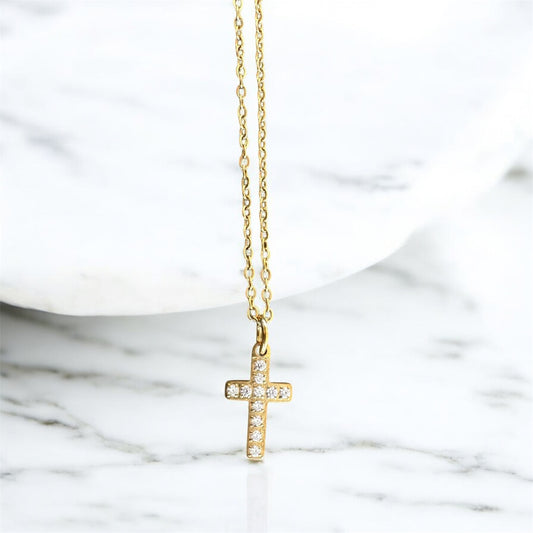 Lumina Cross Necklace