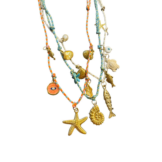 Rope Charms Handmade Necklace