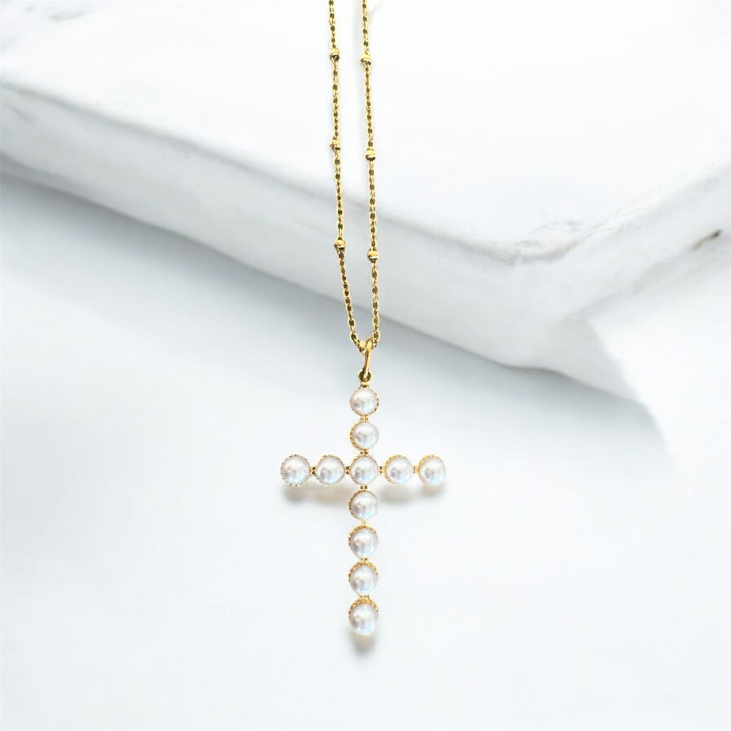 Eterna Cross Necklace