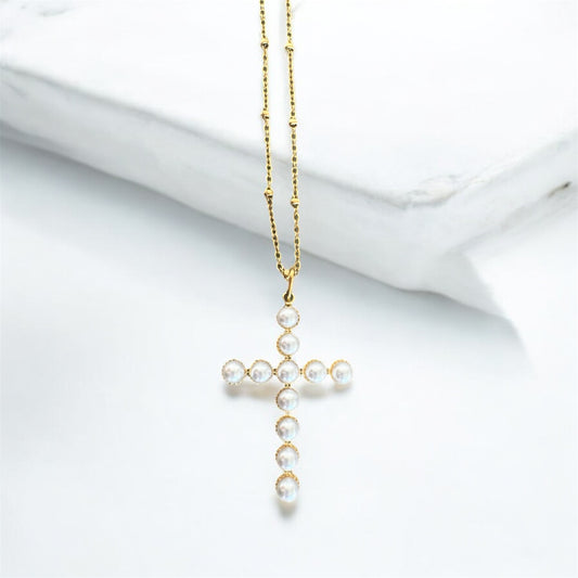 Eterna Cross Necklace
