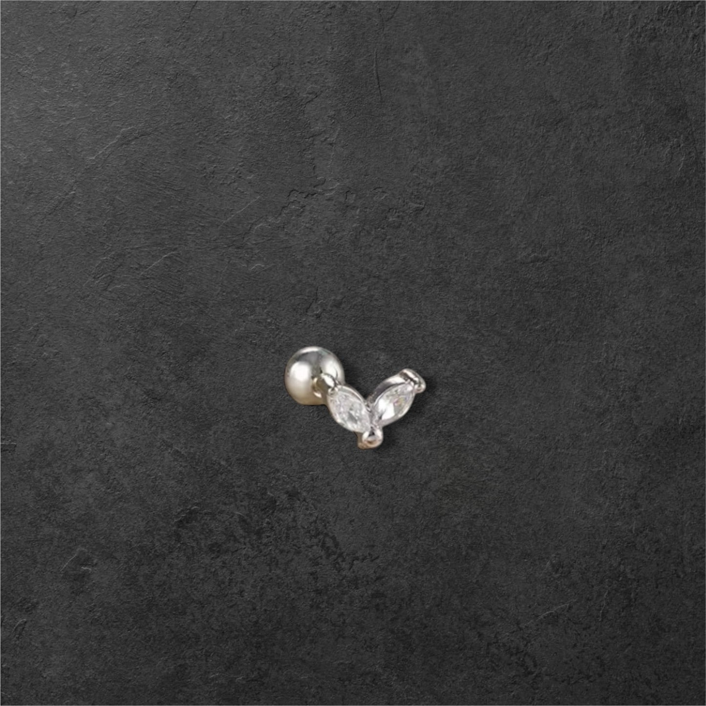 Duoleave Stud Earring (1 pc)