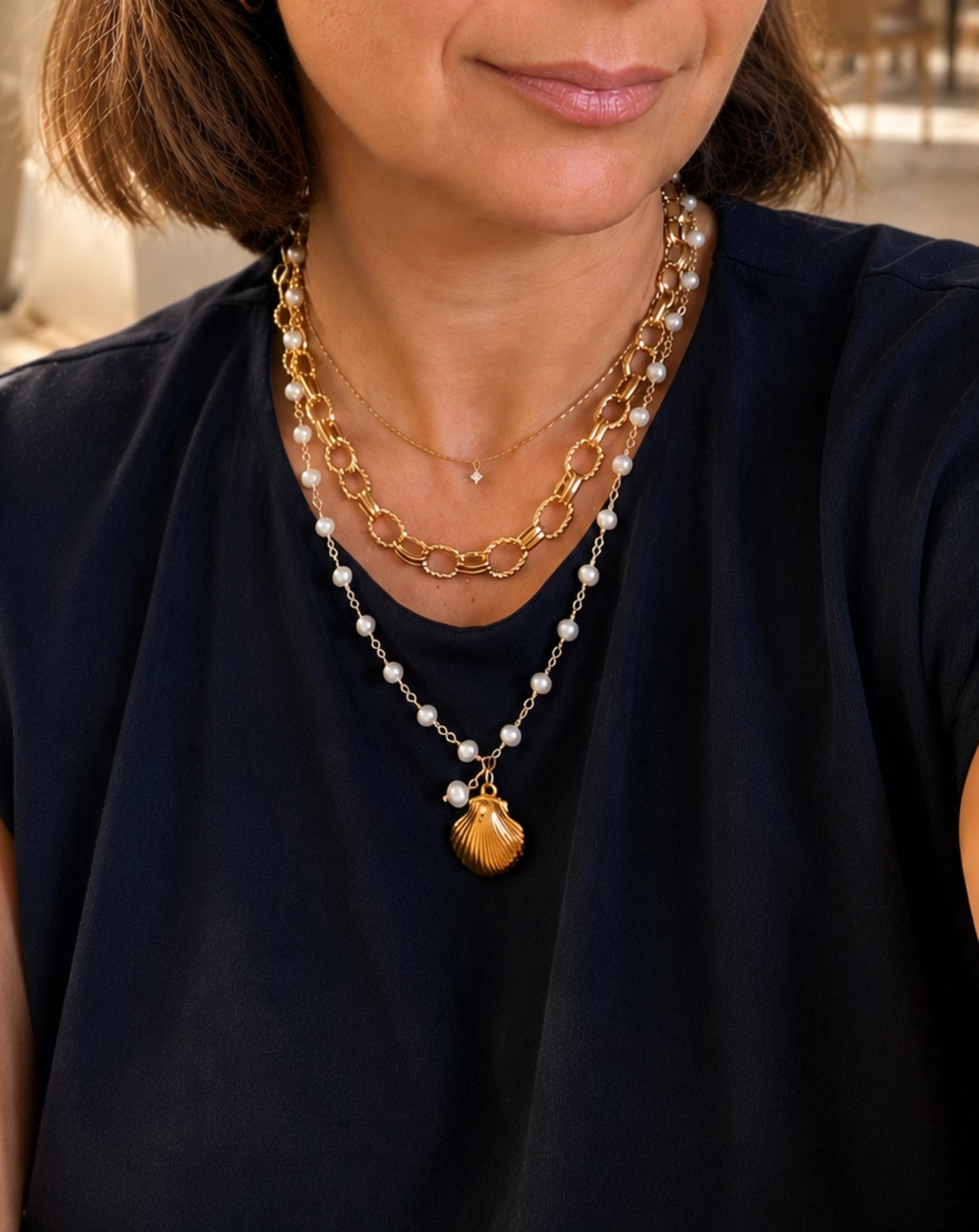 Kohili Pearl Necklace