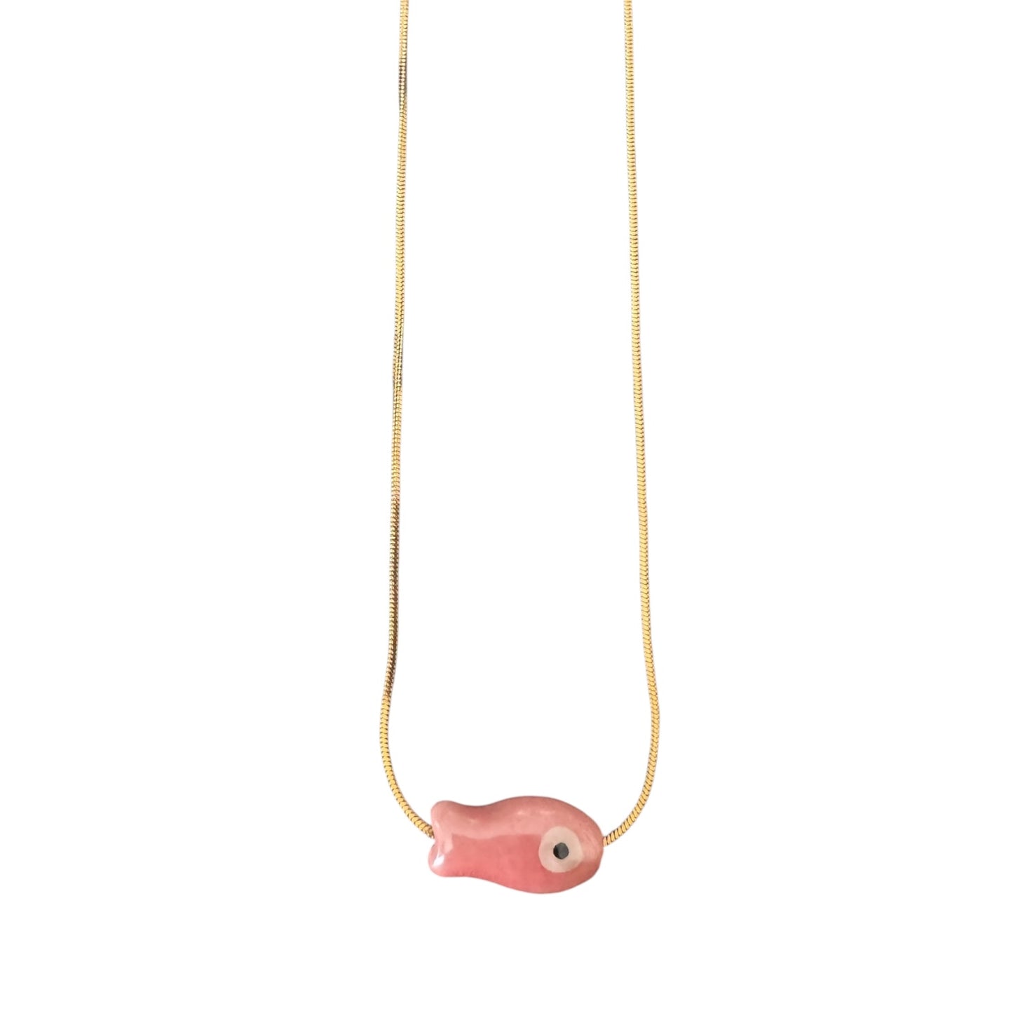 Clay Fish Handmade Necklace