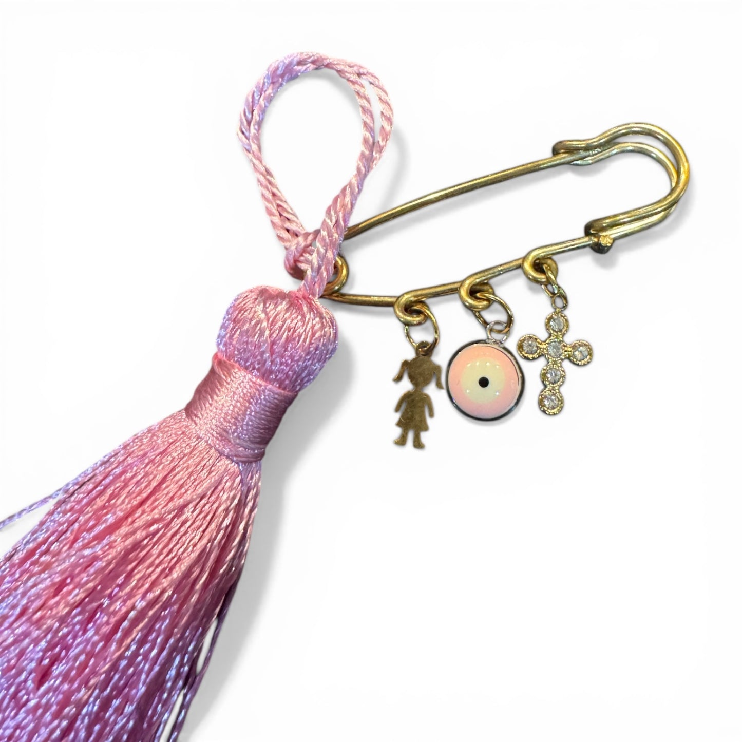 Baby Protection Charms Pin - Handmade