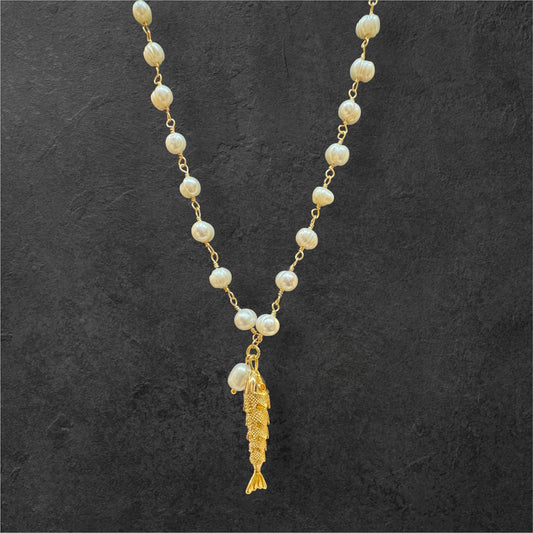 Aurora Fish Pearl Necklace
