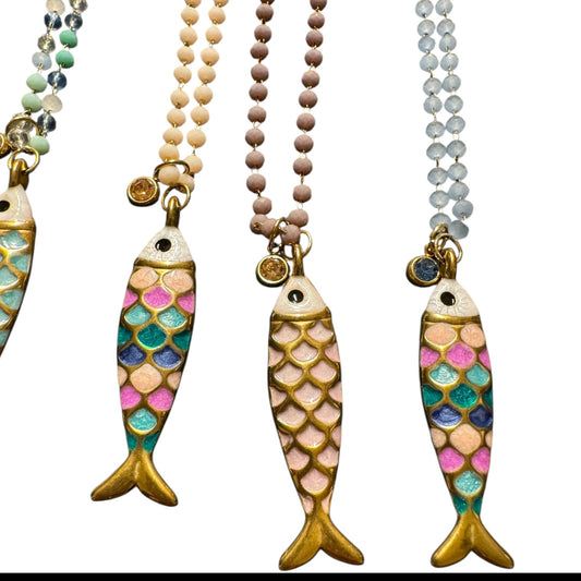 Beads Fish Handmade Necklace