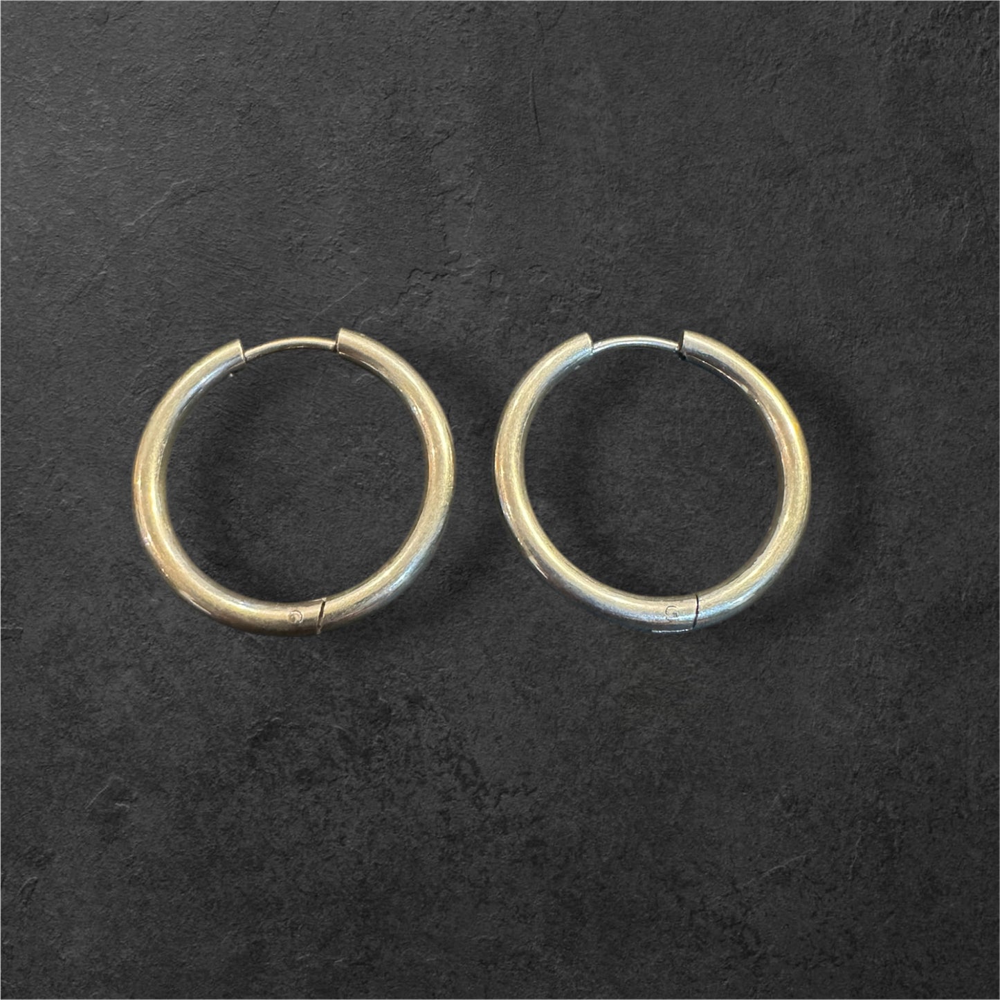 Plain Hoop Earrings