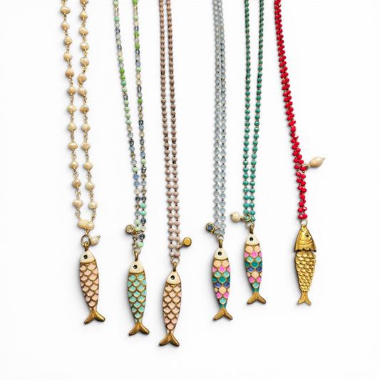 Beads Fish Handmade Necklace