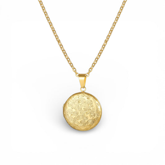 Round Locket Necklace